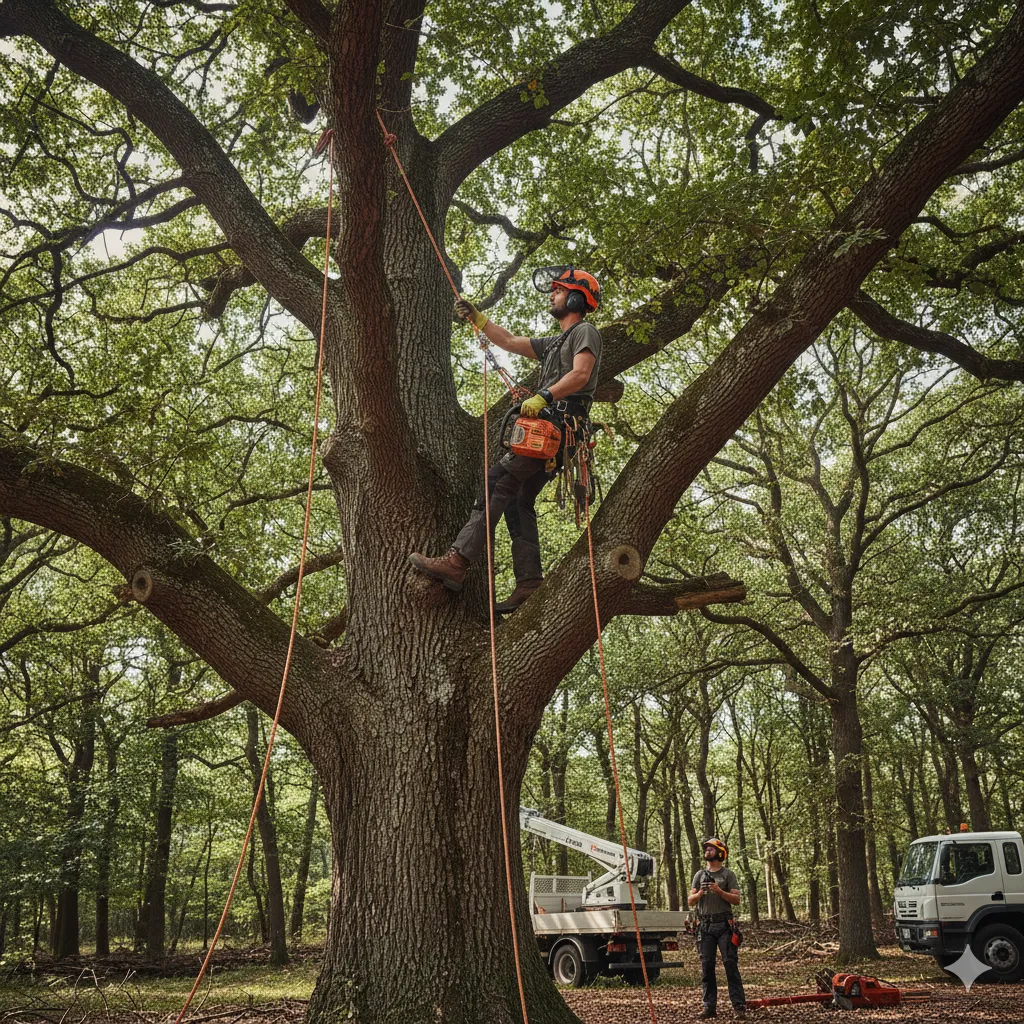 Roberto Silva, técnico en arboricultura