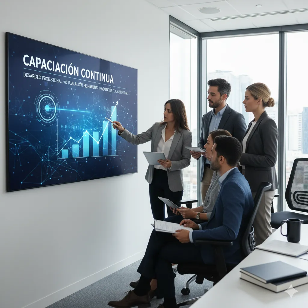 Capacitación continua del equipo profesional